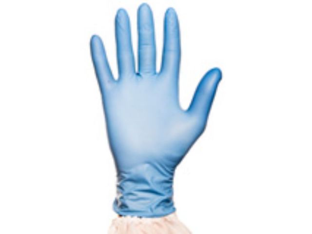 GUANTES DE NITRILO 580 S/PLOVO M BLUE