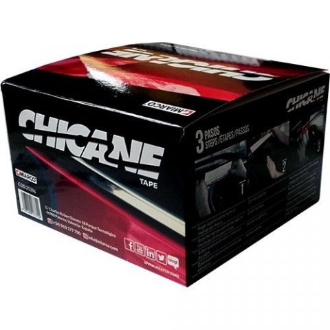 CINTA CHICANE 75mm x 20mt