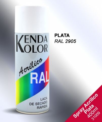 SPRAY  KENDA PINTURA PLATA 2905 400ML