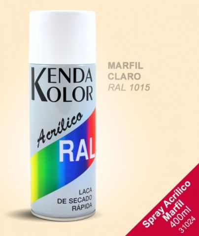 SPRAY KENDA  MARFIL CLARO RAL 1015 400ML