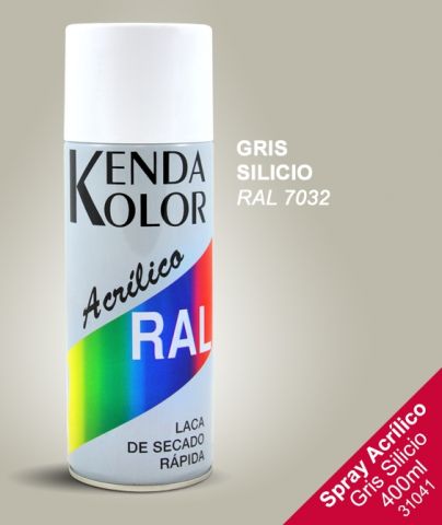SPRAY KENDA GRIS SILICEO RAL.7032 400ML