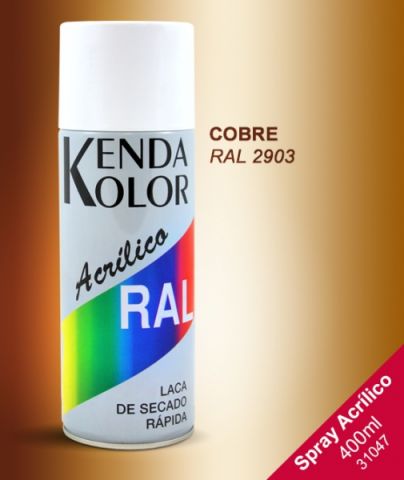 SPRAY KENDA COBRE RAL 2903 400 ML