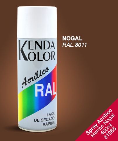 SPRAY KENDA MARRON NOGAL RAL.8011 400ML