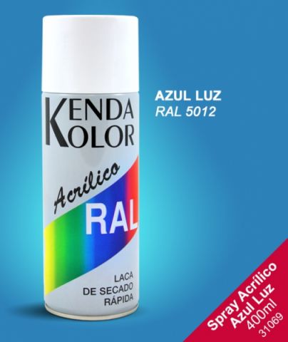 SPRAY KENDA AZUL LUZ  RAL 5012 400ML