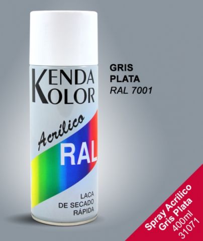 SPRAY KENDA GRIS RAL 7001 400ML