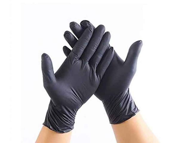 GUANTES DE NITRILO 580 S/PLOVO L NEGRO